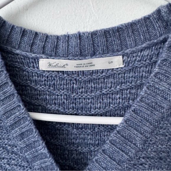 Woolrich blue button front knit cardigan - Picture 2 of 6